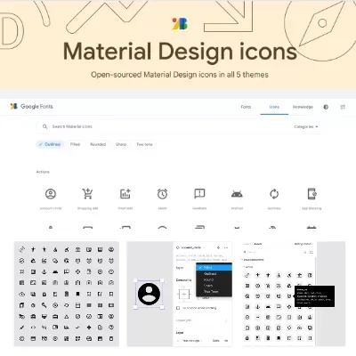 Material Design Icons Library