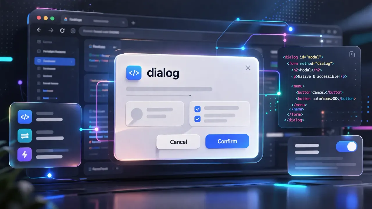 HTML dialog element complete guide